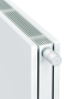 Gambar menunjukkan termostat Viessmann ViCare pada radiator.
