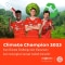 Ini adalah visual utama untuk kampanye Climate Champion 2023 di Indonesia.