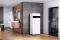 This is an image of a gas boiler in a residential setting.